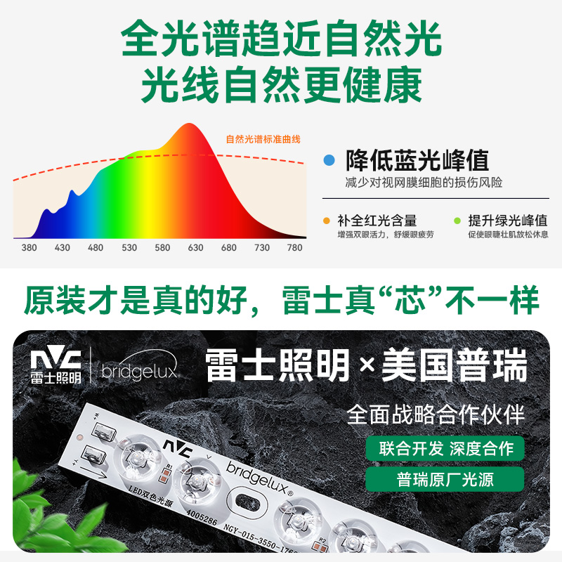 雷士照明未来光风扇灯-PDD高清大图