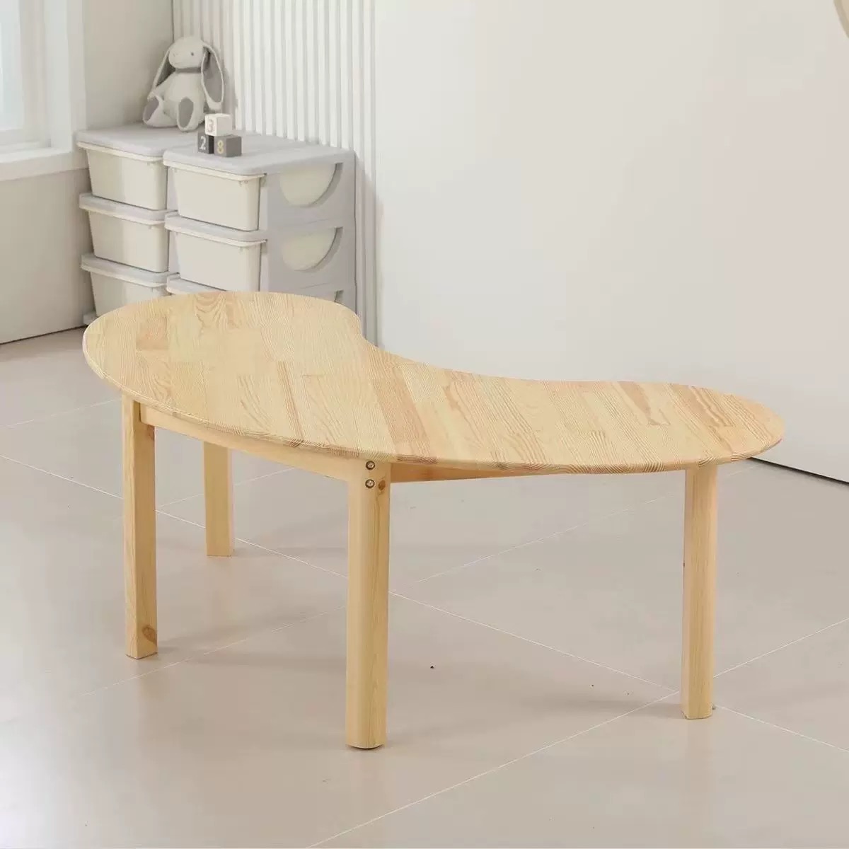 大风车YRZ002幼儿桌月亮桌高清大图