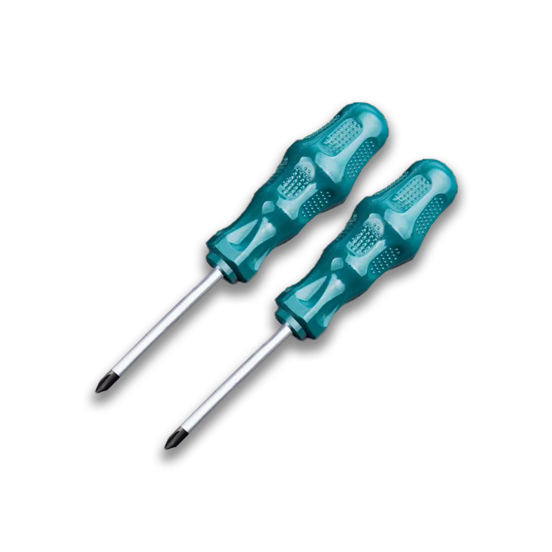 立伟铁牛绿胶炳螺丝刀5*75mm十字型/把高清大图