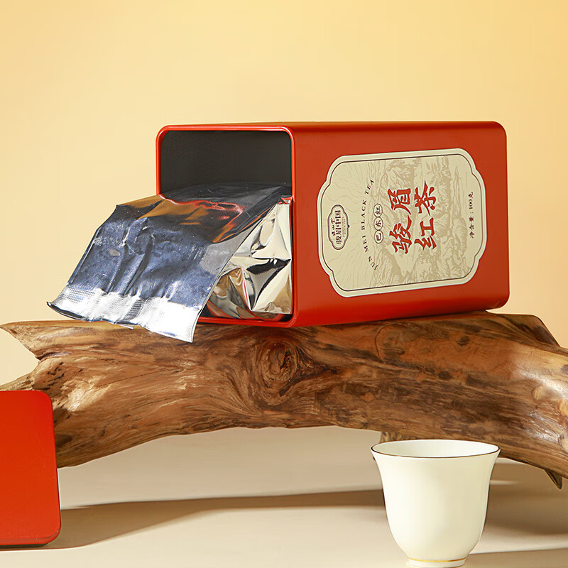 [正山堂][方罐]骏眉中国·巴东红 1罐 100g/罐 红茶 湖北巴东茶叶 味道香醇 回甘高清大图