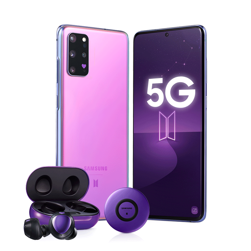 三星 Galaxy S20+ BTS粉丝定制版礼盒(SM-G9860)5G版 12GB+128GB 小王紫 骁龙865 游戏手机 拍照手机 5G旗舰手机