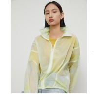 MECITY女装2021夏季新款休闲简约短款时尚色薄茄克防晒衣女