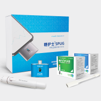 糖护士(Dnurse)SPUG手机血糖尿酸测试仪(珍礼版)(蓝)套装 支持苹果/type-c接口安卓