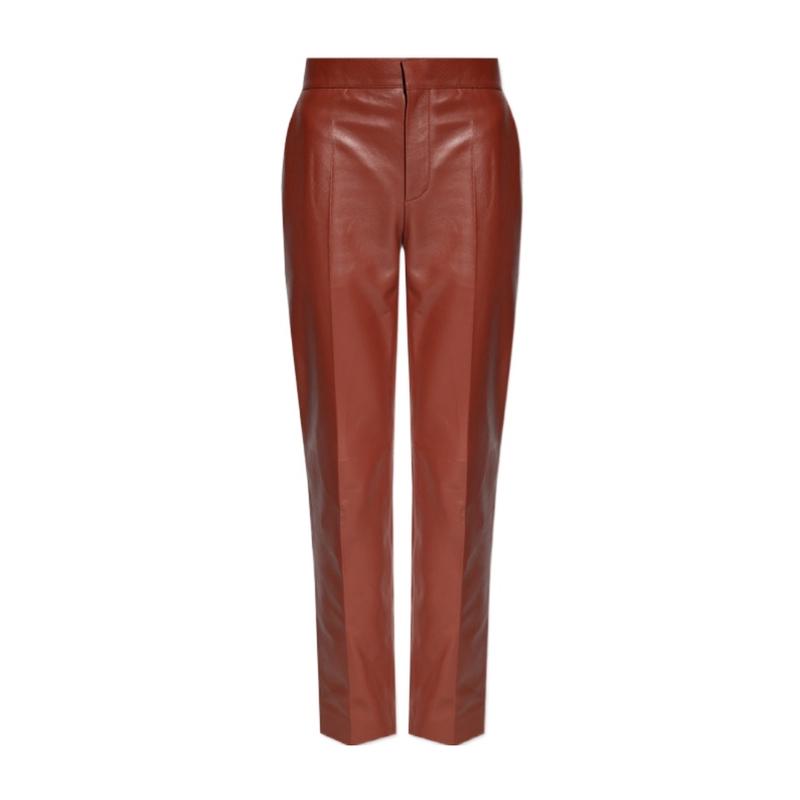 Chloe奢侈品服饰女锥形裤腿皮裤 C22WCP04208-26J 时尚经典