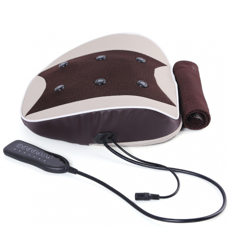 曲度腰椎时光旧巷按摩器腰部腰疼理疗按摩仪热敷腰椎盘靠垫电动牵引 a