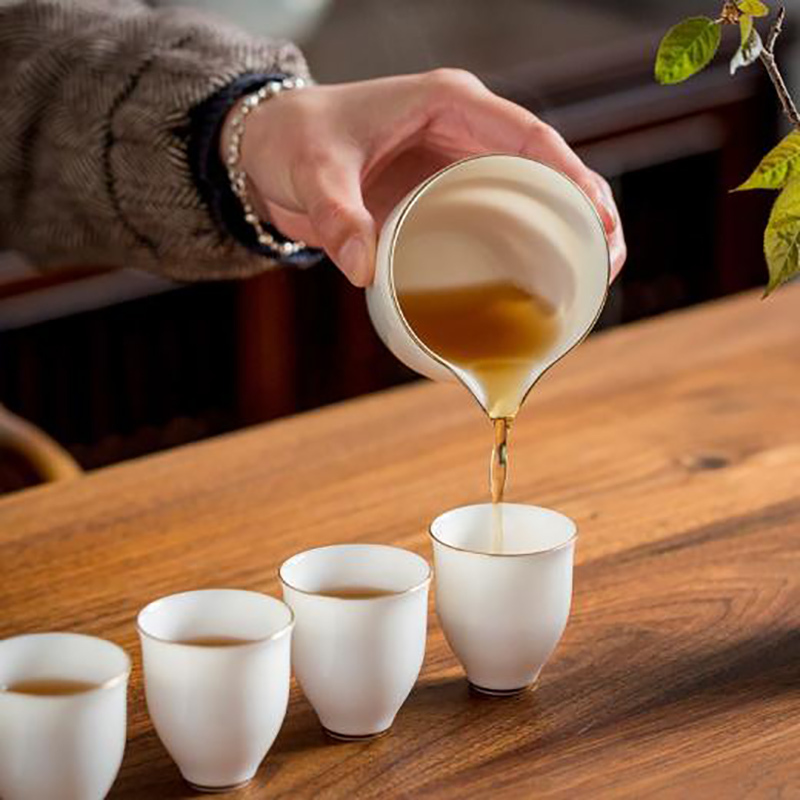 方然 A-624 乐10头 羊脂玉茶具高清大图