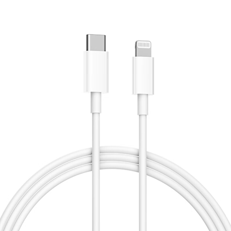 超越者苹果数据线100cmPD快充版充电线MFi认证通用iPhoneXsMaxType-C Lightning转接头线