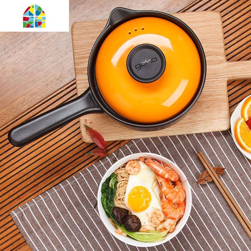 大容量陶瓷小奶锅砂锅宝宝婴儿辅食锅熬粥煮面热牛奶家用迷你可爱 FENGHOU 1.6L奶锅图片