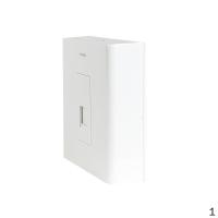 公牛( BULL) G09T102 公牛 G09明装电脑网络面板插座 5个