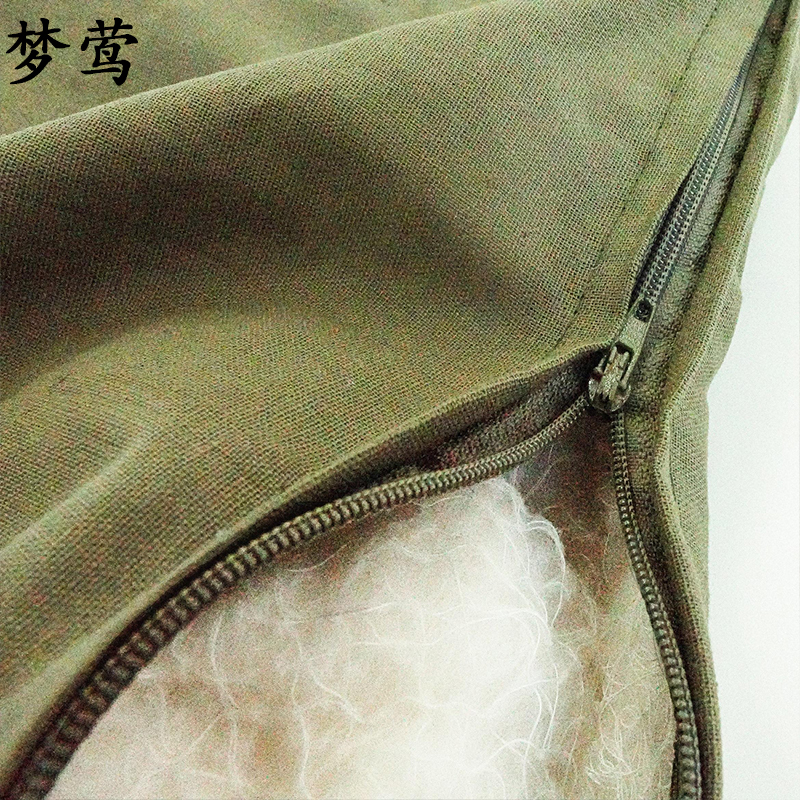 梦莺 棉被 绿色 7斤 条高清大图