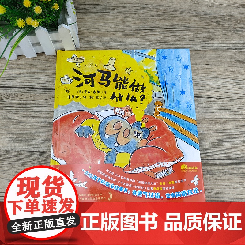 河马能做什么 一年级绘本百班千人44期2022年暑假祖庆说大阅小森正版 小学生课外书阅读必读书籍 广西师范大学出版社高清大图