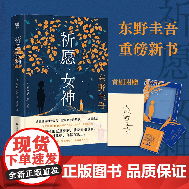 [首刷限量赠印签+随机款藏书票+金句透卡]祈愿女神 东野圭吾著 白夜行 祈愿系列第二部 新书高清大图