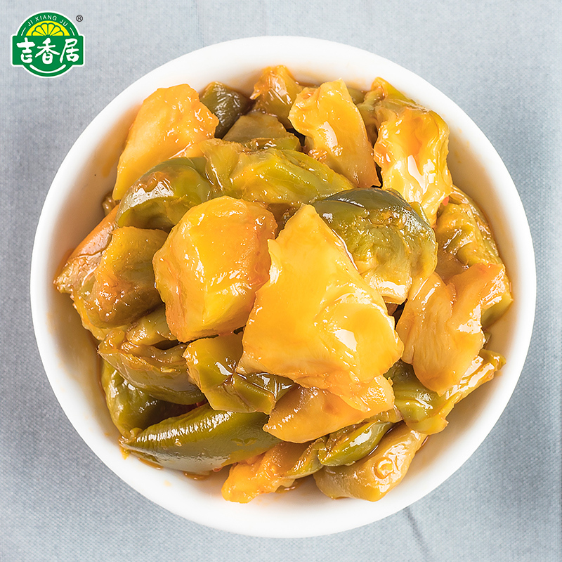 吉香居香菜芯306g2瓶红油下饭泡菜榨菜咸菜佐餐开味小菜ms