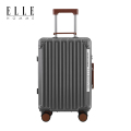 ELLE HOMME EH2530301 减震刹车轮防撞包角行李箱 30寸灰棕色