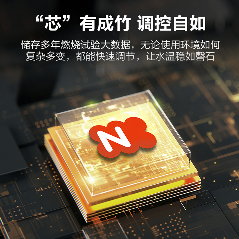 能率(NORITZ) 11升燃气热水器 全屋恒温巡航 多点用水恒温 智慧息屏 天然气强排式 11EA2FEX