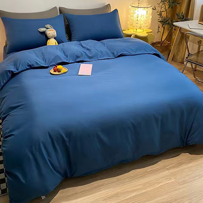 锦鹿 床单 盈绣棉蓝色160*210cm/个高清大图