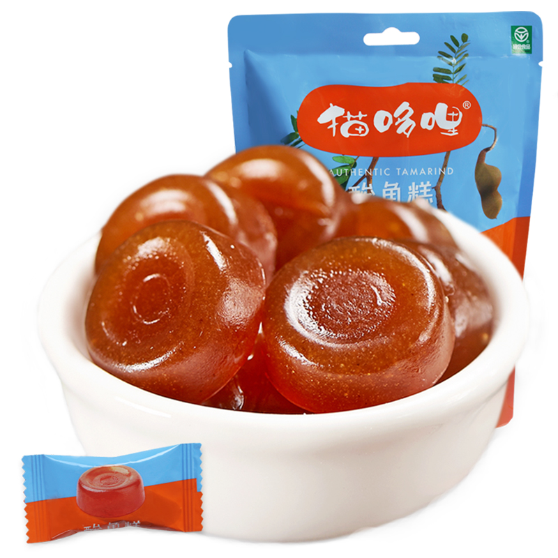 猫哆哩 酸角糕160g (云南特产 休闲零食)