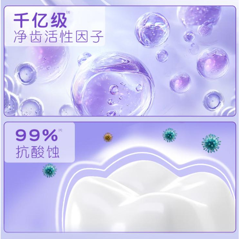 舒客宝贝儿童牙膏小护盾分龄护齿含氟双益生菌长效防蛀6-9岁换牙期60g高清大图
