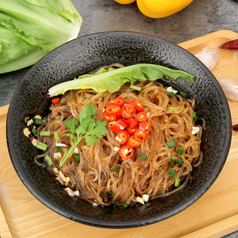 鲁珍 粉大侠油泼凉粉82g*3袋 方便速食粉丝非油炸油泼粉拌粉酸辣粉丝