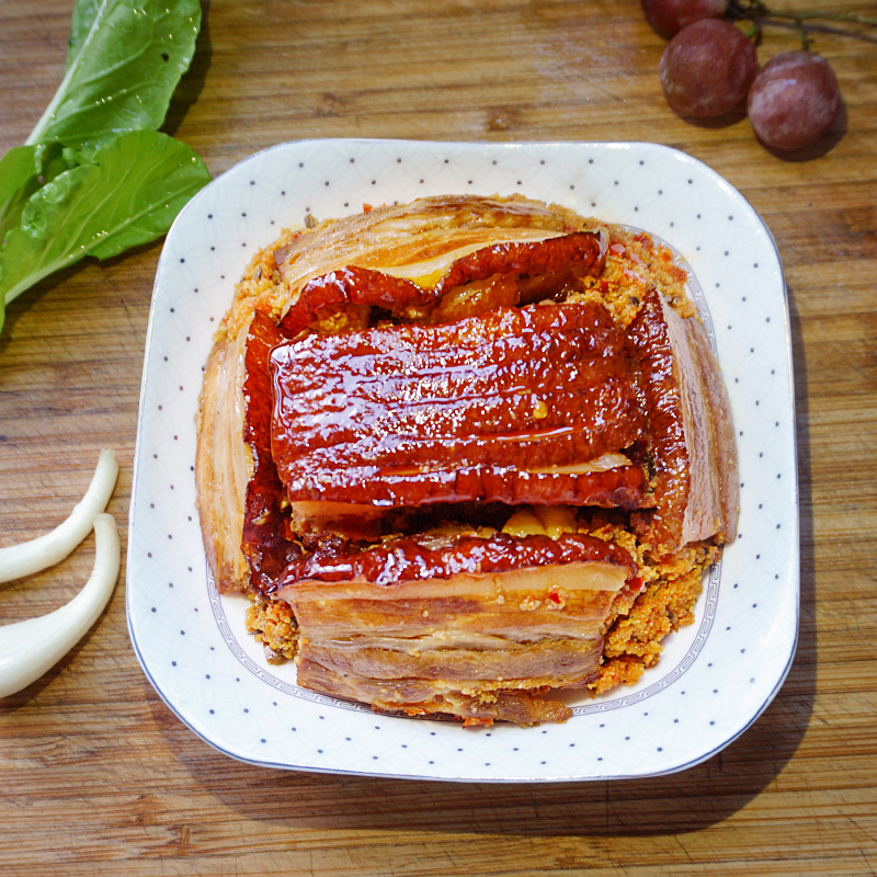 恩施晓姚妈妈菜土家扣肉袋装渣辣椒扣肉熟食下酒菜400g袋500g原味