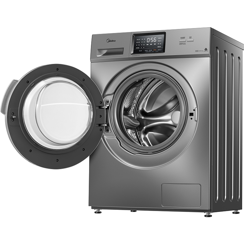 美的midea10kg公斤变频滚筒洗衣机全自动家用大容量巴氏除菌一级能效