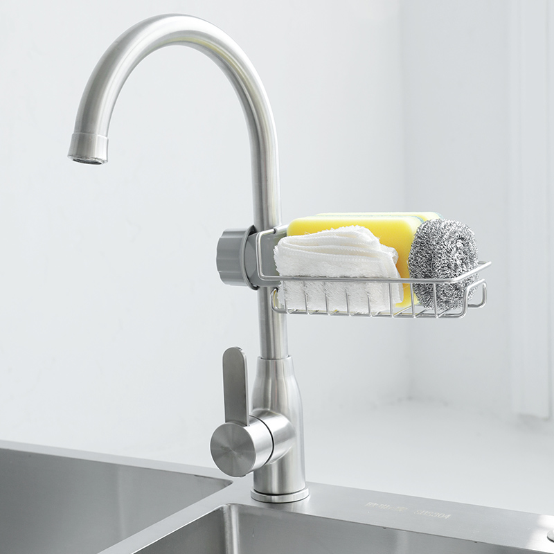 喜家家厨房水龙头置物架免打孔水槽上收纳沥水篮洗碗布水池放置抹布架子其他家庭整理用具参数配置 规格 性能 功能 苏宁易购