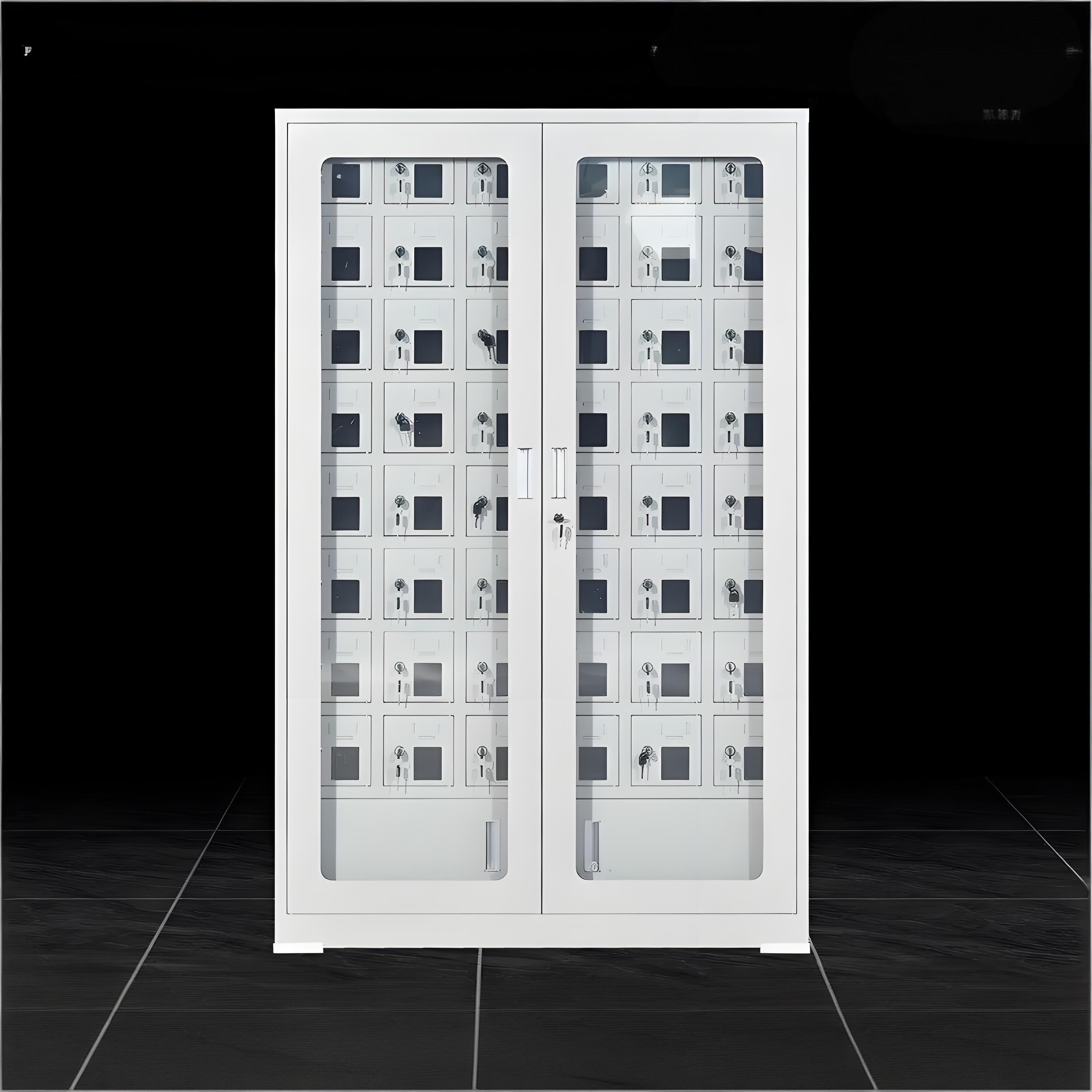 迅迈 四十八门玻璃款 手机充电带锁存放柜 单位:台 35*99.5*176CM 货期七天 质保一年