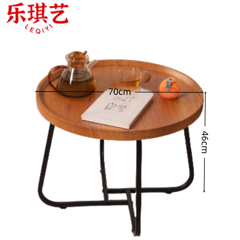 乐琪艺茶几0.7*0.7*0.46m张高清大图