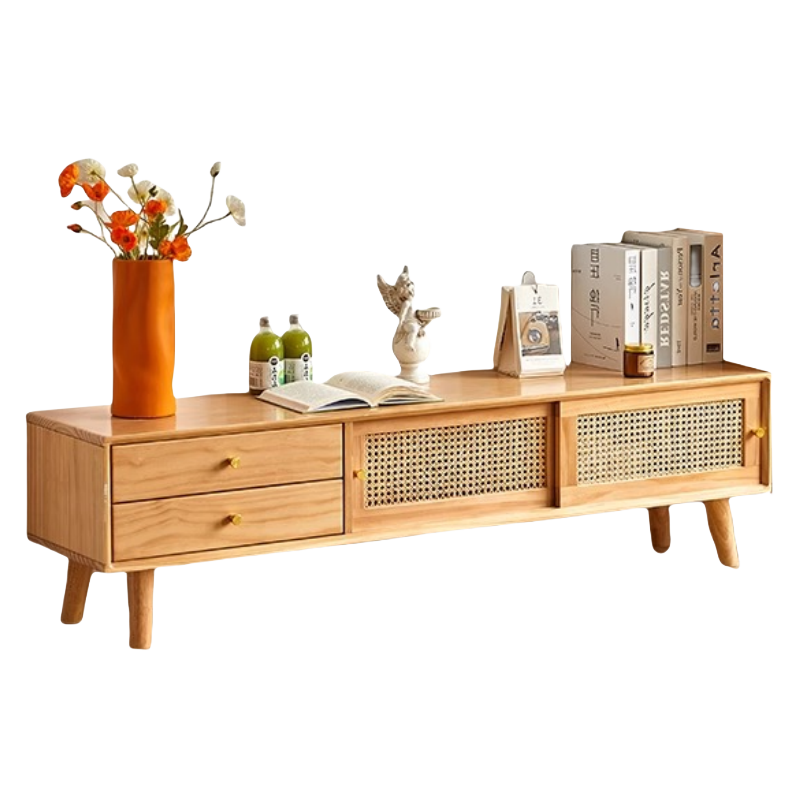 铭思达实木电视柜高清大图
