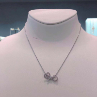 SWAROVSKI 施华洛世奇新款 抖音同款 女士简约大方蝴蝶结项链 送恋人惊喜 5440643 Y型双色54470