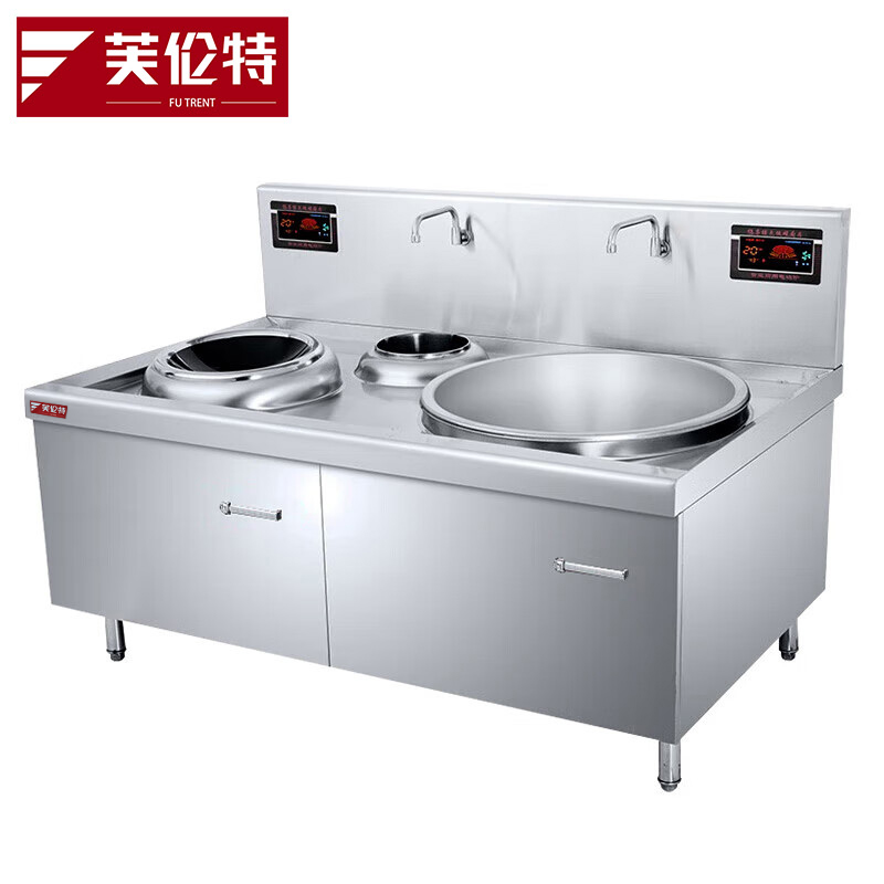 芙伦特 商用电磁大小炒4080组合灶 FLT-GT-ZHZ4080-DC