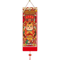 悦意坊 26年马年新春开门商务红国风创意挂历老黄历 小竖式择吉单日历 金马贺岁XY-1012（200起可定制logo）