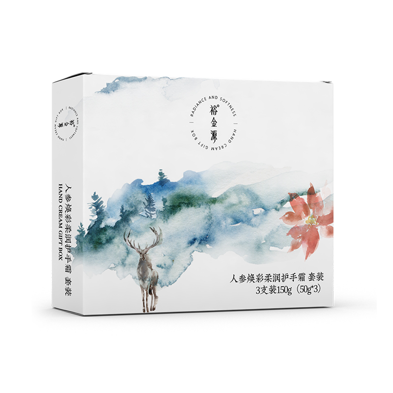裕金源 150g 人参焕彩柔润 护手霜套装 (计价单位:套) 白色高清大图