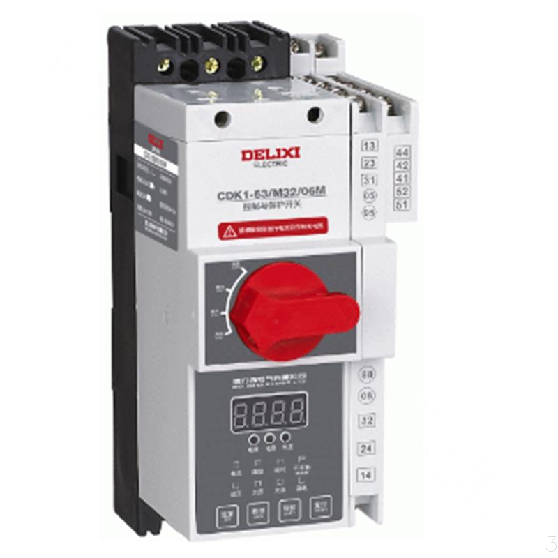 德力西 DELIXI ELECTRIC CDK1控制与保护开关CDK1-63 3A 380V 3开3闭