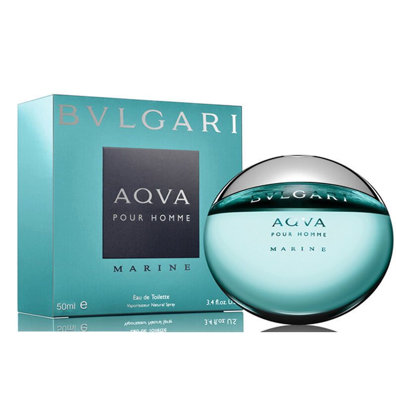 BVLGARI 宝格丽香水 男士香水香氛浓香水 男士海洋能量 海蓝 EDT 50ml 花果香调 意大利进口