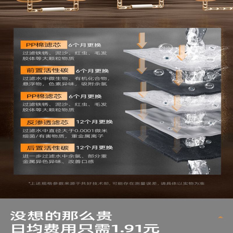 共好 GHKJ-CB2 触屏柜式白钢款饮水机(一开一温) 单位:台高清大图