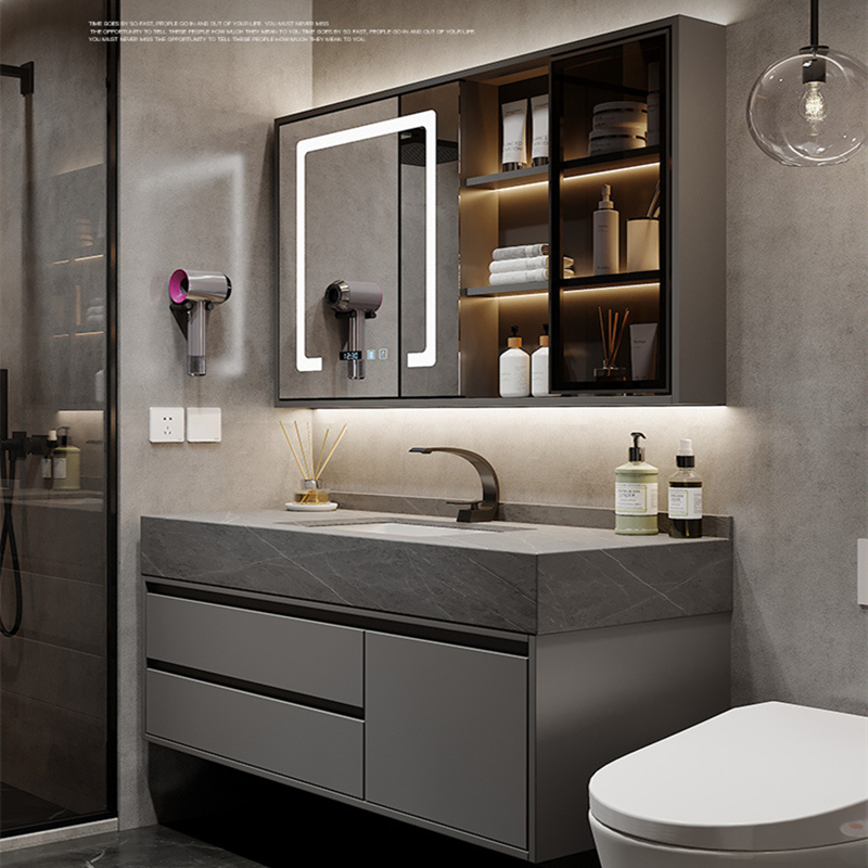 盆吊柜挂墙式智能镜柜简约现代卫浴柜卫生间洗漱台洗脸盆洗手盆柜组合