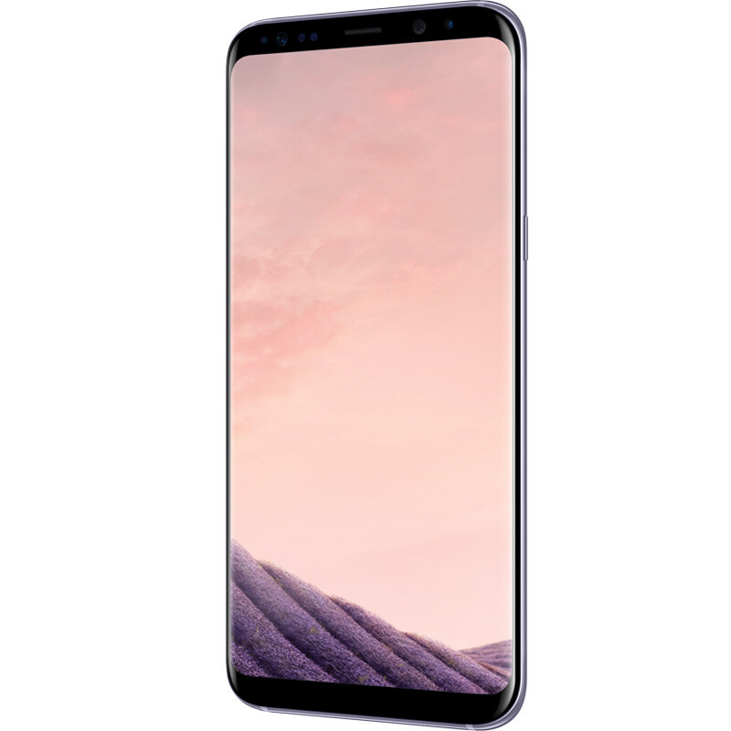 三星(SAMSUNG)Galaxy S8 双曲屏面部识别虹膜 防水智能移动联通电信4G手机 4GB+64GB 幻紫灰港版