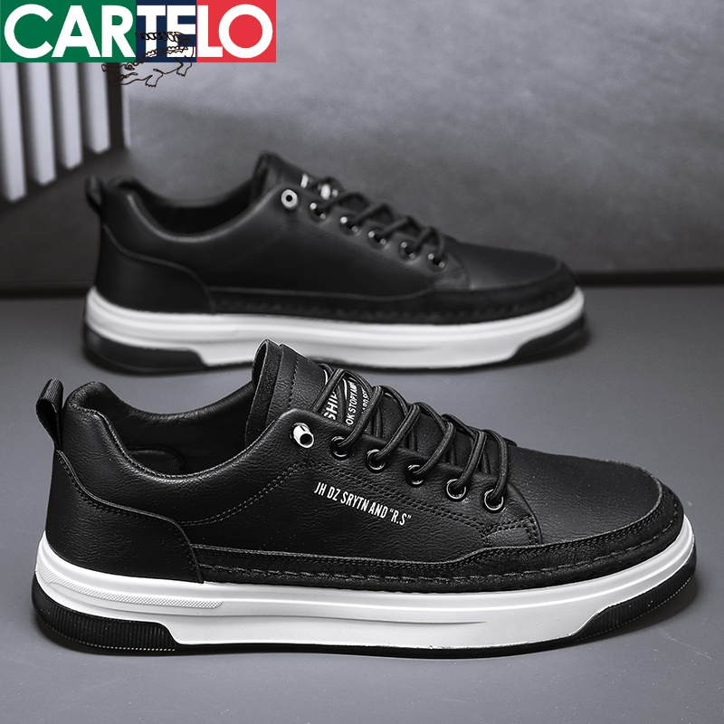 线下专柜同款卡帝乐鳄鱼cartelo新款潮流男士休闲鞋男鞋小白鞋板鞋