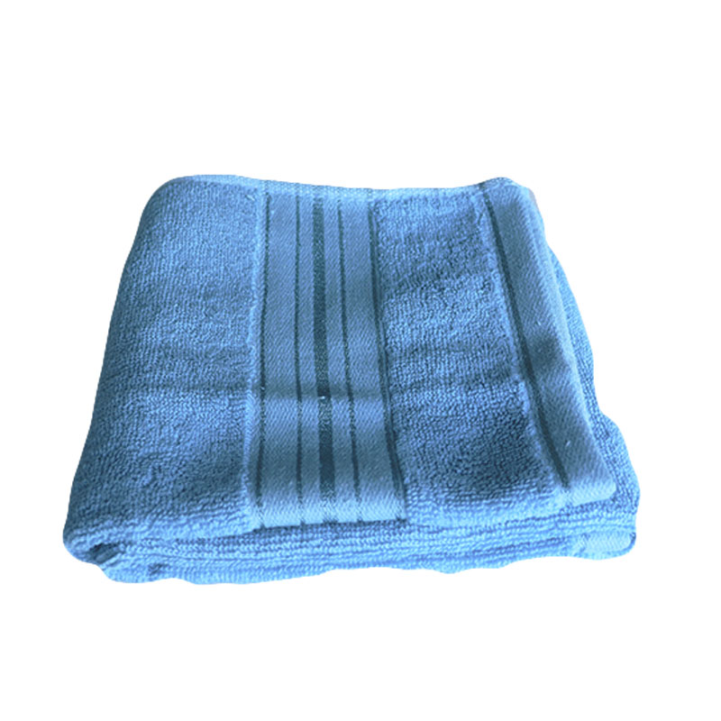 安琪尔全棉骑士毛巾34*74条 蓝色