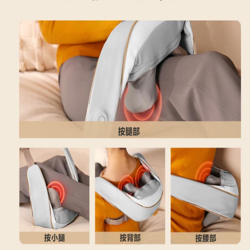 skg颈椎按摩器H5舒享 肩颈部腰背部披肩强劲揉捏热敷按摩仪