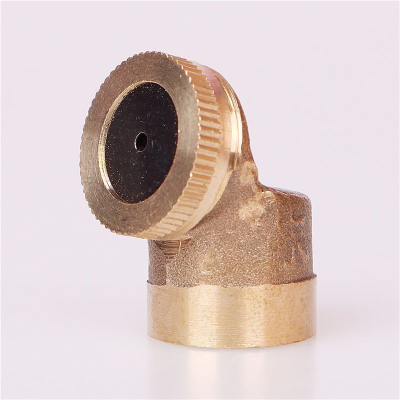 纯铜单头弯喷3个电动喷雾器喷头农用塑料小喷头铜喷头单双头直喷头