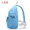 L&M初中生书包女士双肩包韩版背包女2023新款书包女中学生高中生大学生韩版小学4-6年级补习包大容量