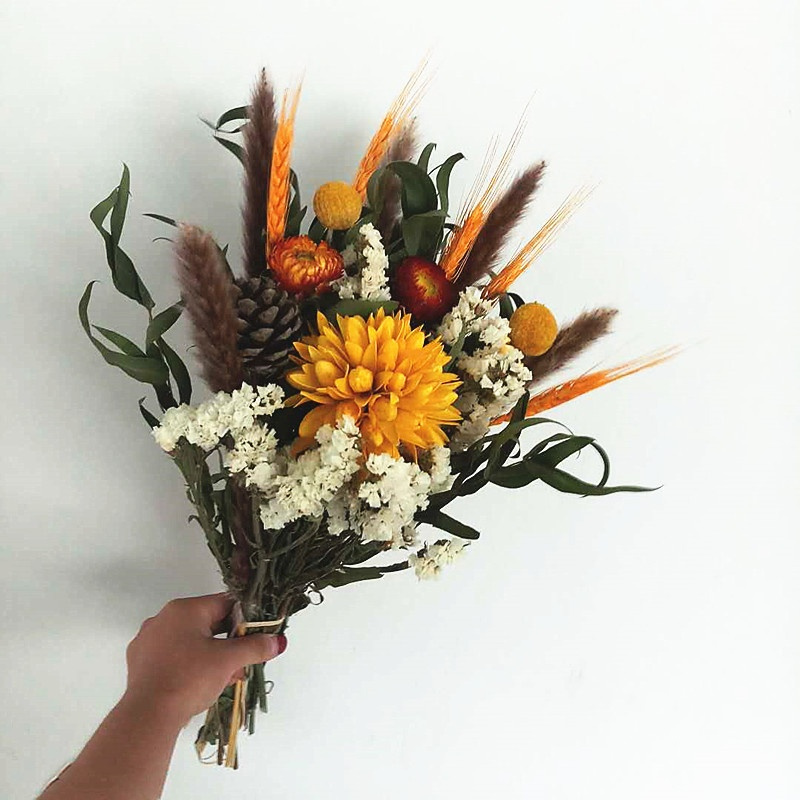 向日葵干花云南风干真花家居装饰摆件ins网红毕业拍照花束fenghou向阳