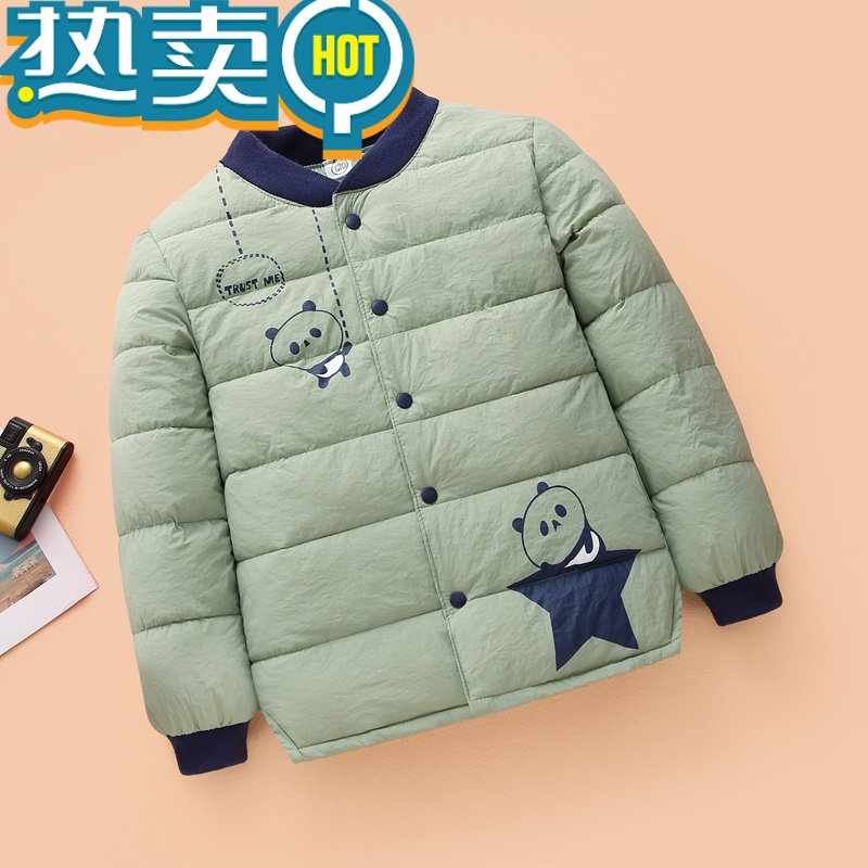 绿彩虹光冬季校服冬装儿童羽绒棉衣服小孩棉袄男女童宝宝内胆保暖棉衣