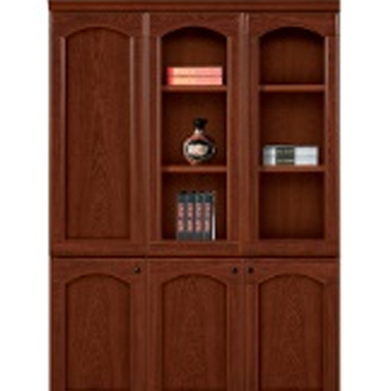 大央文件柜SM-383左 1350W*420D*2000H书架落地置物架客厅家用靠墙收纳柜子储物柜办公室文件柜简易书高清大图