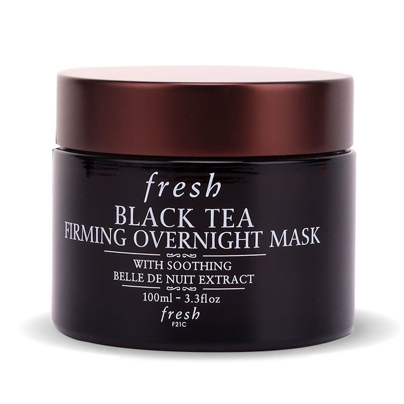 馥蕾诗(FRESH)红茶塑颜紧致睡眠面膜100ml 补水保湿免洗夜间修护紧致平滑黑罐图片