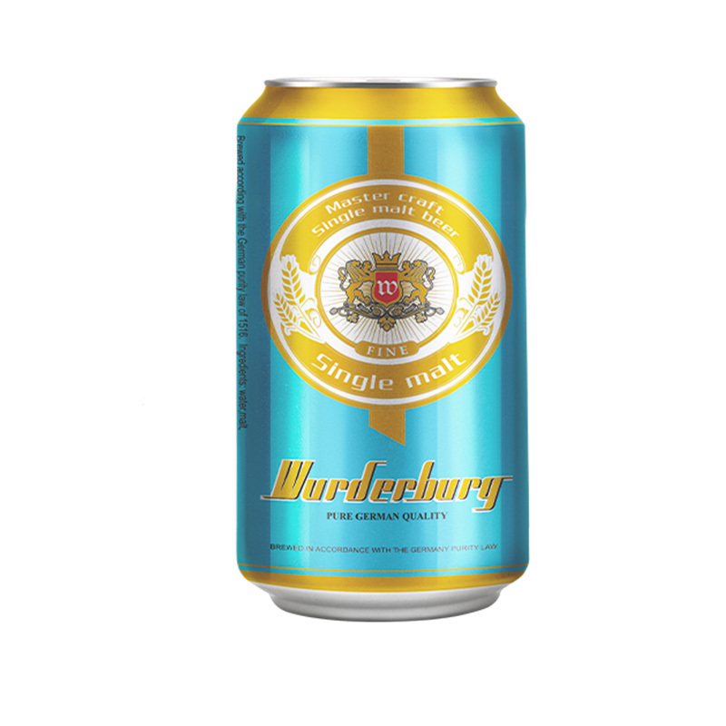 沃德古堡wurderburg 单一麦芽精酿啤酒320mL*6听国产整箱装清澈型