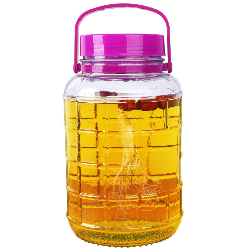 极度空间玻璃罐泡酒瓶 10斤装泡酒容器密封罐腌咸菜罐泡菜坛子泡酒罐泡酒坛高清大图