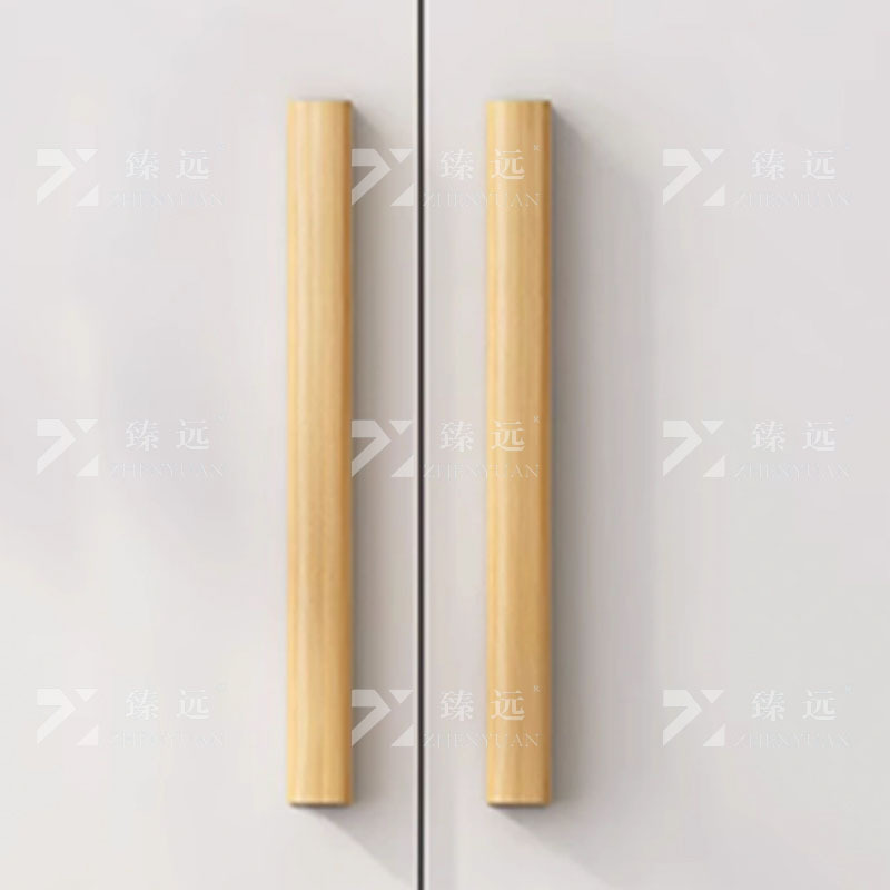 臻远ZY4022361简约木质衣柜加高顶柜衣服收纳柜 三门双抽